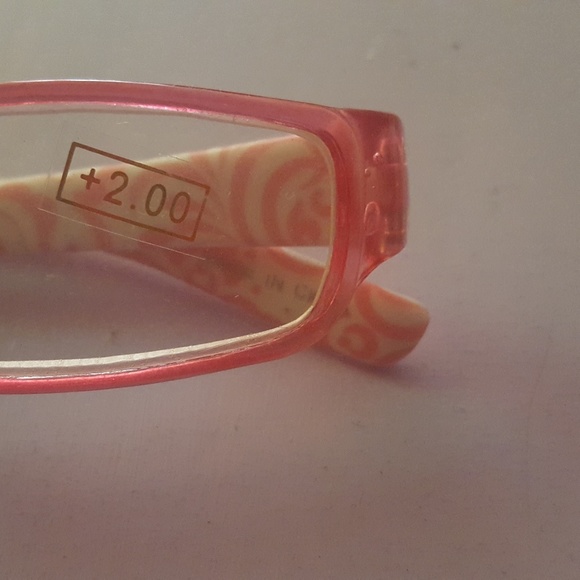 SEEVIX PLASTIC READING GLASSES PINK - Picture 5 of 6